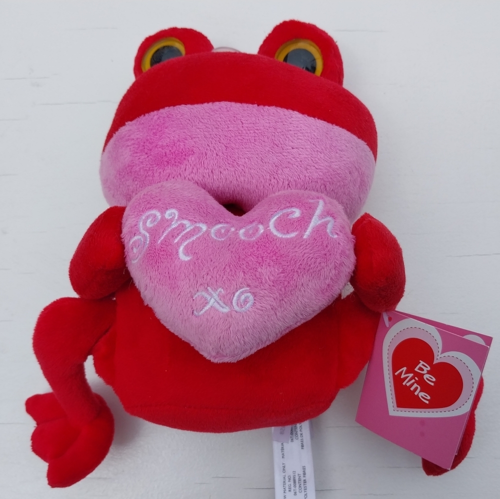 SMOOCH Red Frog Stuffed Animal Plushie Toy Collectible Valentine' 💝  Day Gift